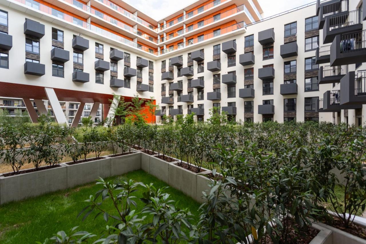 Luxurycity Apartment With Terrace Wrocław Exteriör bild