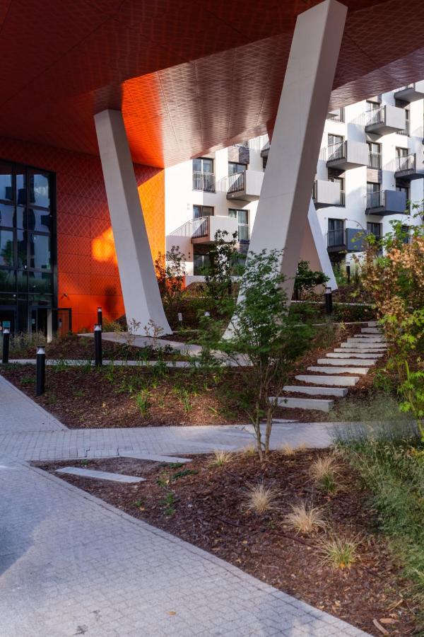 Luxurycity Apartment With Terrace Wrocław Exteriör bild